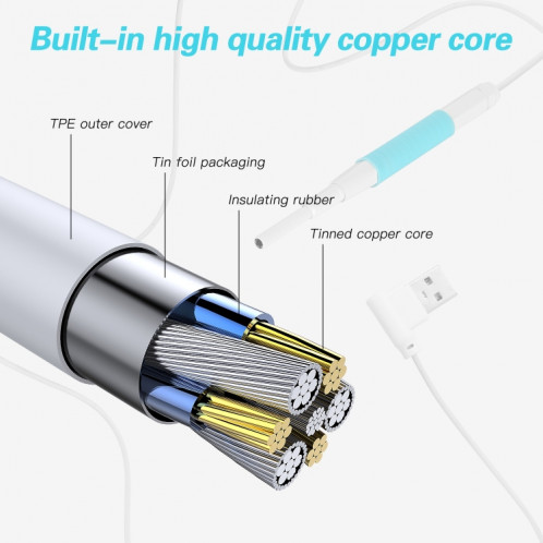 C01 Écran d'affichage HD1080P de 4,3 pouces Endoscope visuel avec 6 LED, diamètre : 3,9 mm SH01701931-012